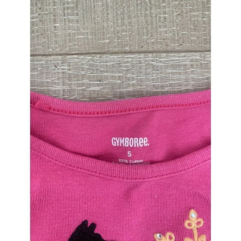 Gymboree Dog Bows Long Sleeve Shirt